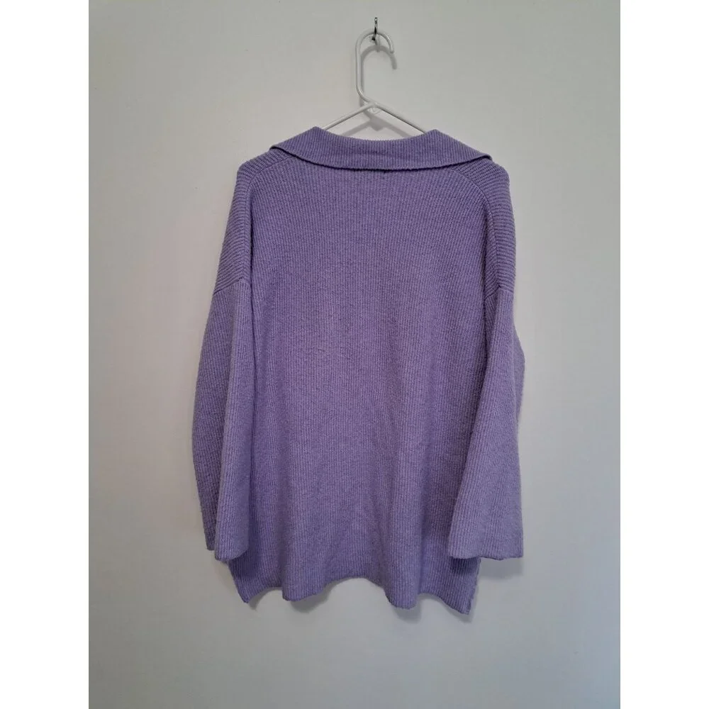 Urban Outfitters Purple Snap Button Cardigan Size M - Picture 2 of 8